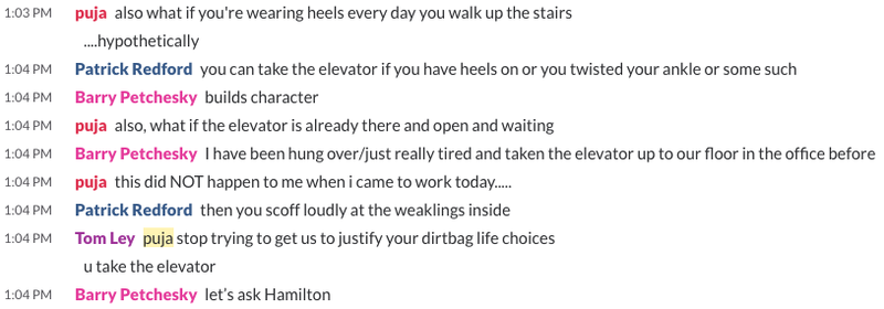 Illustration for article titled When Is It Acceptable To Take The Elevator?